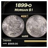 1899-o Morgan Dollar $1 Grades ms66