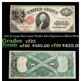 1917 Elliott/White $1 Large Size Legal Tender Note