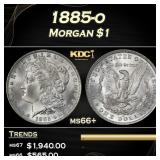 1885-o Morgan Dollar $1 ms66+ SEGS