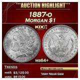 1887-o Morgan Dollar $1 ms64+ SEGS