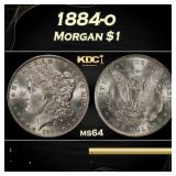 1884-o Morgan Dollar $1 Grades ms64