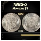 1883-o Morgan Dollar $1 Grades ms62+