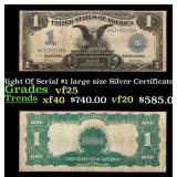 1899 $1 large size Silver Certificate "Black Eagle