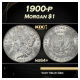 1900-p Morgan Dollar $1 Grades ms64+