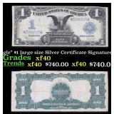 1899 $1 large size Silver Certificate "Black Eagle