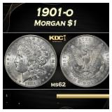1901-o Morgan Dollar $1 Grades ms62