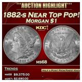 1882-s Morgan Dollar Near Top Pop! $1 ms68 SEGS