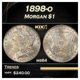 1898-o Morgan Dollar $1 Grades ms64