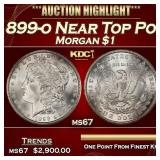 1899-o Morgan Dollar Near Top Pop! $1 ms67 SEGS