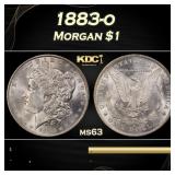 1883-o Morgan Dollar $1 Grades ms63