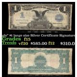 1899 $1 large size Silver Certificate "Black Eagle