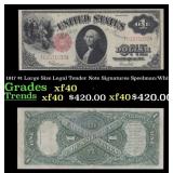 1917 Speelman/White $1 Large Size Legal Tender Not