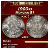 1900-o Morgan Dollar $1 ms66+ SEGS