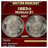 1883-o Morgan Dollar $1 ms66+ SEGS