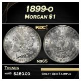 1899-o Morgan Dollar $1 Grades ms65