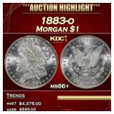 1883-o Morgan Dollar $1 ms66+ SEGS