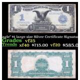 1899 $1 large size Silver Certificate "Black Eagle