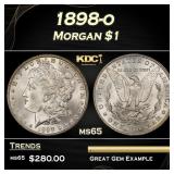1898-o Morgan Dollar $1 Grades ms65