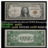 1935A $1 Silver Certificate Hawaii WWII Emergency