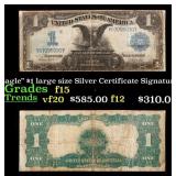 1899 $1 large size Silver Certificate "Black Eagle