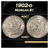 1902-o Morgan Dollar $1 Grades ms62+