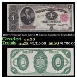 1891 Bruce/Roberts $1 Treasury Note Grades Select