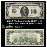 1928A $100 Green Seal Federal Reserve Note Grades