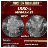 1880-o Morgan Dollar $1 ms64+ PL SEGS