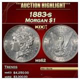 1883-s Morgan Dollar $1 ms62 USCG