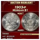 1903-p Morgan Dollar $1 ms66+ SEGS