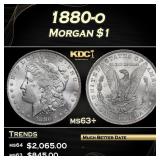 1880-o Morgan Dollar $1 ms63+ SEGS