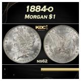 1884-o Morgan Dollar $1 Grades ms62