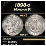 1898-o Morgan Dollar $1 Grades ms65+