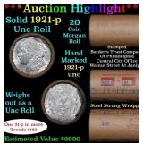 Full solid date 1921-p Uncirculated Morgan silver