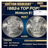 1882-s Morgan Dollar TOP POP! $1 ms68+ SEGS