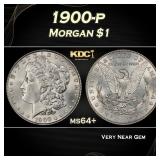 1900-p Morgan Dollar $1 Grades ms64+