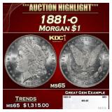 1881-o Morgan Dollar $1 ms65 SEGS
