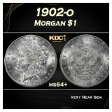 1902-o Morgan Dollar $1 Grades ms64+