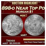 1898-o Morgan Dollar Near Top Pop! $1 ms67 SEGS
