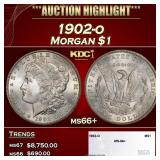 1902-o Morgan Dollar $1 ms66+ SEGS