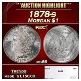1878-s Morgan Dollar $1 ms66 SEGS