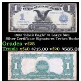 1899 $1 large size Silver Certificate "Black Eagle
