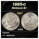 1885-o Morgan Dollar $1 Grades ms66