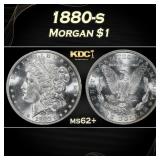 1880-s Morgan Dollar $1 Grades ms62+