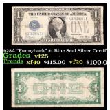 1928A $1 Blue Seal Silver Certificate 'Funnyback'