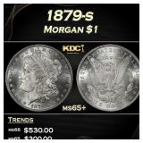 1879-s Morgan Dollar $1 Grades ms65+