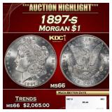 1897-s Morgan Dollar $1 ms66 SEGS
