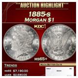 1885-s Morgan Dollar $1 ms65+ SEGS