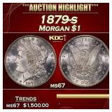 1879-s Morgan Dollar $1 ms67 SEGS