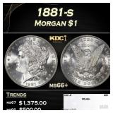 1881-s Morgan Dollar $1 ms66+ SEGS